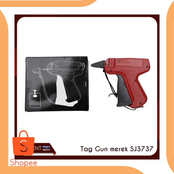 

Unik TEMBAKAN TAG GUN alat pemasang tag pin label harga MERK SJ 3737 18thM Murah