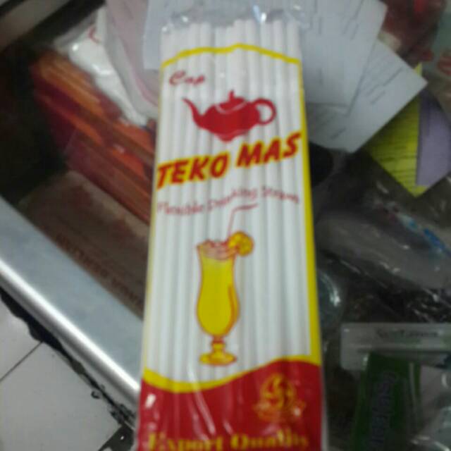 

Sedotan tekuk/bengkok
