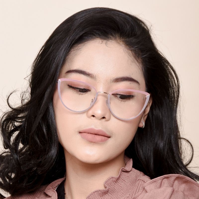 Kacamata wanita premium quality model kacamata cat eye bisa lensa minus, lensa photocromic, lensa blueray | kacamata (CAT EYE )PHOTOCROMIC minus antiradiasi (paket frame+lensa) | KACAMATA CAT EYE MATA KUCING kacamata waita best quality lensa minus