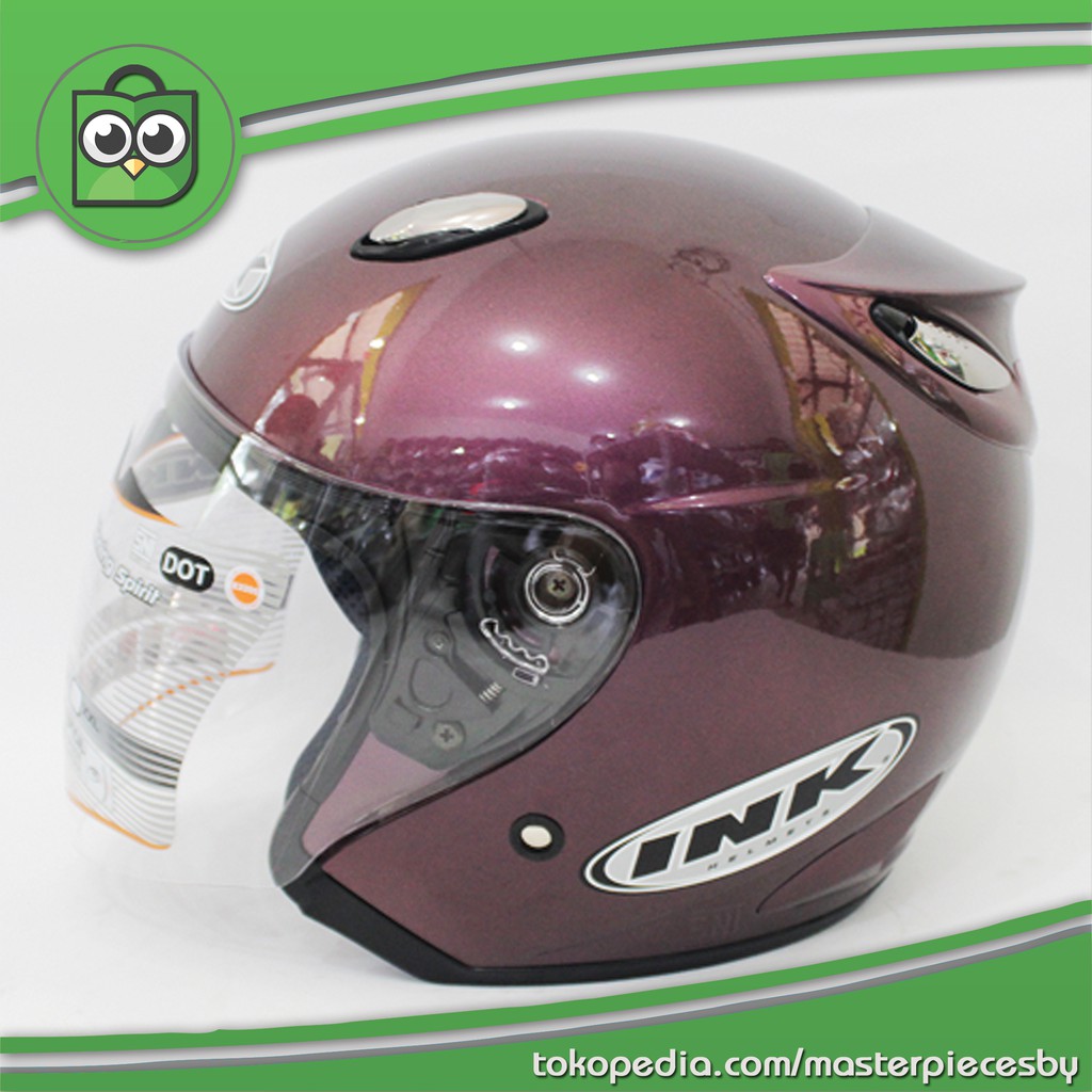 HM-1368 Helm Ink Centro Jet Deep Purple / Ungu Murah