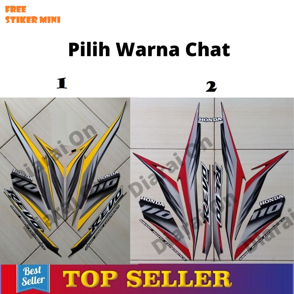 Striping Stiker Motor  Revo CW - Revo 110 2009 Murah