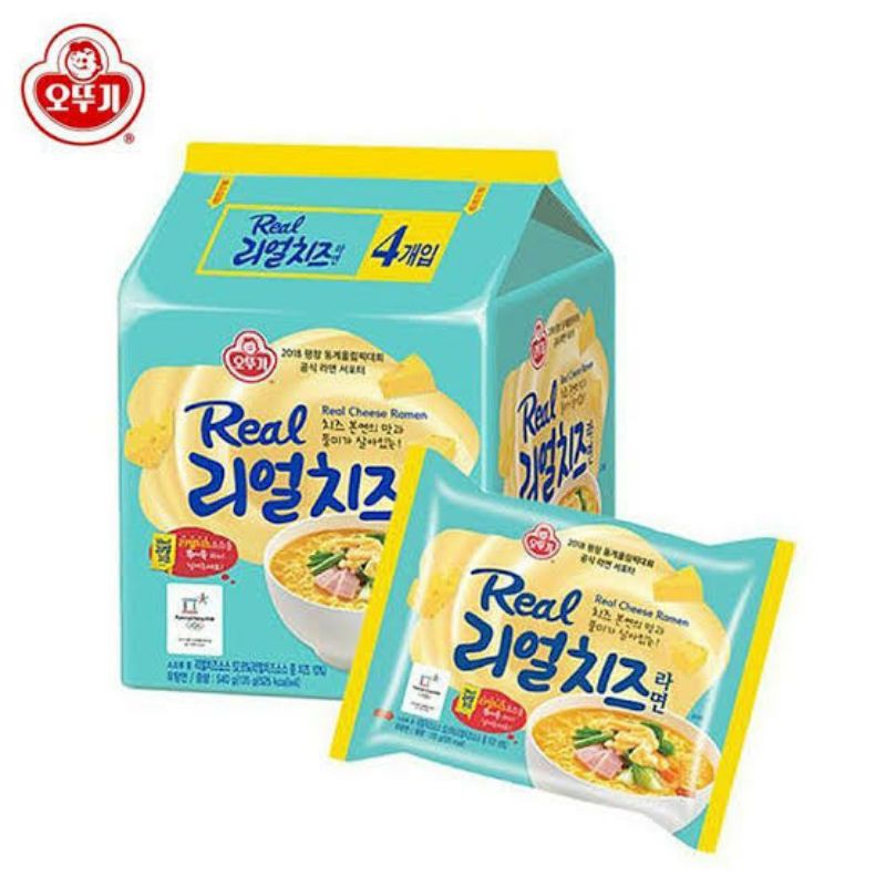 

Ottogi Mie Instan Korea Real Cheese Ramyun - Mie Rasa Keju