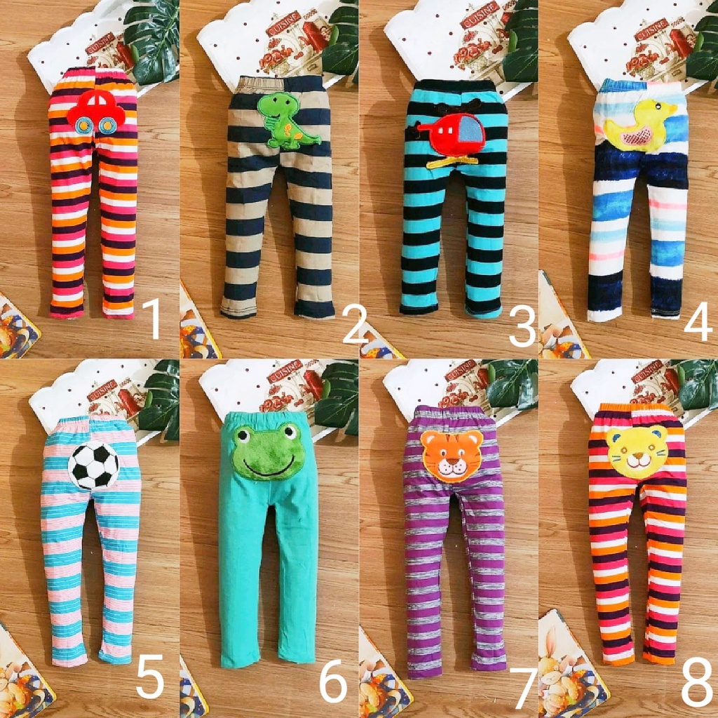 Leging Bayi - Anak Perempuan Dan Laki-Laki / Celana Panjang Motif Gambar dan Warna