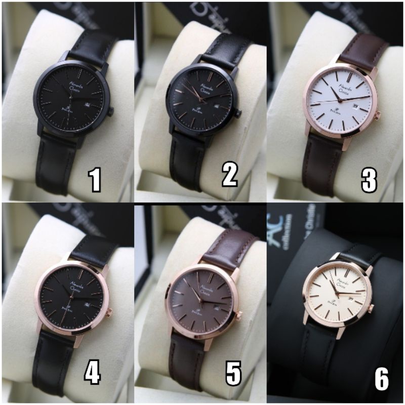 Alexandre Christie Wanita AC1007 AC 1007 1007 Leather Original & Bergaransi