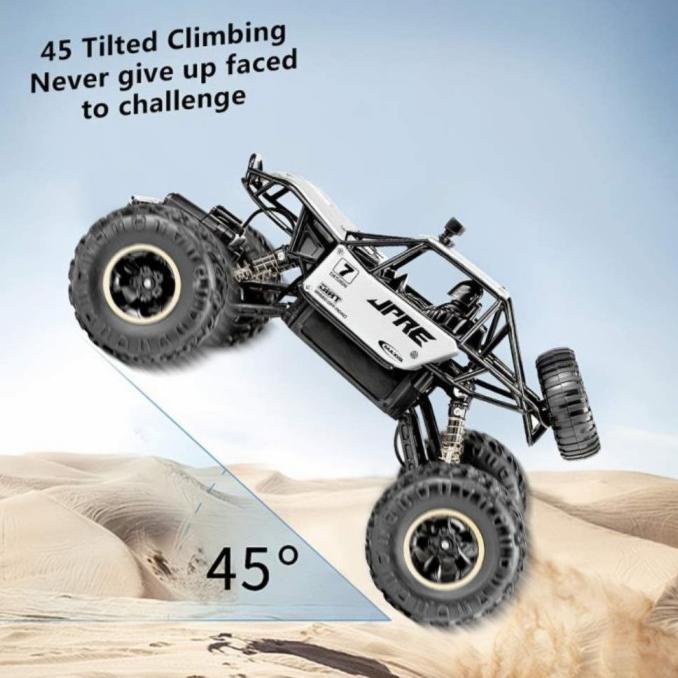 Mobil RC remote control Rock Crawler JPRE 6241 1:16 USB Charger Hitam