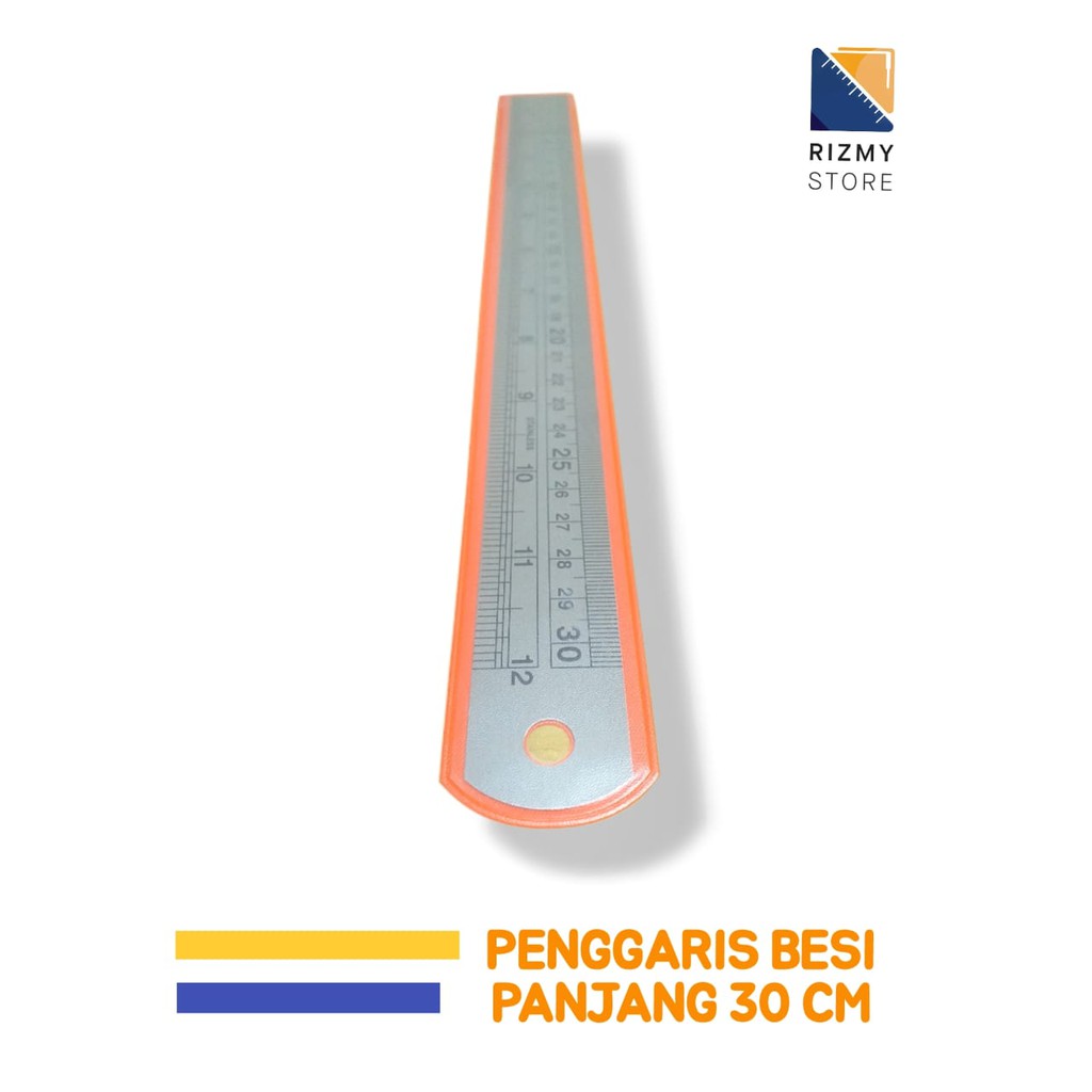 

Penggaris Besi Stainless Steel Ruler 30 cm