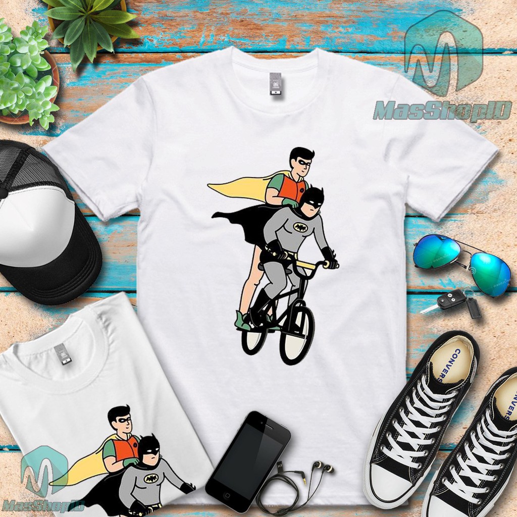 KAOS BATMAN KARTUN T-SHIRT BATMAN CARTOON VINTAGE CLASSIC PRIA WANITA UNISEX 002
