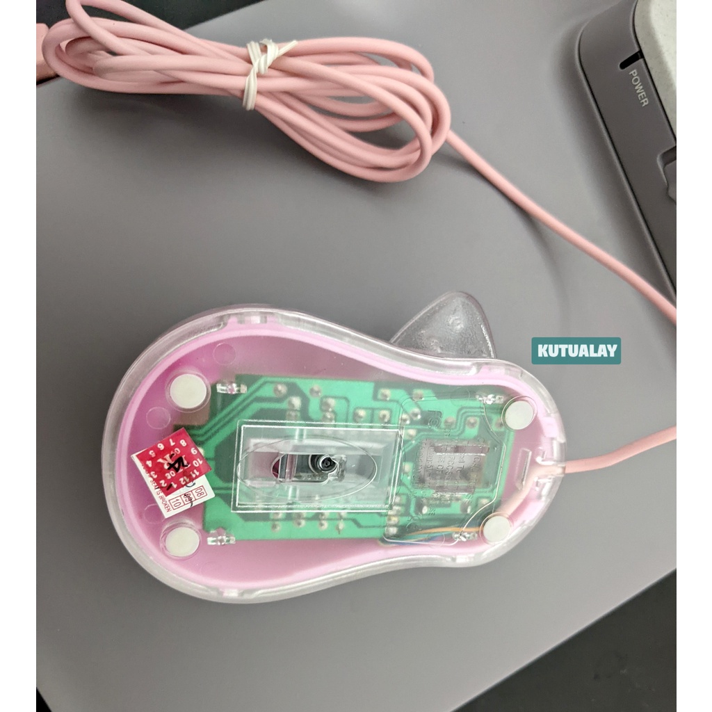 Mouse USB Karakter Hello Kitty Pink Lucu Optical Unik Netbook Notebook PC Komputer