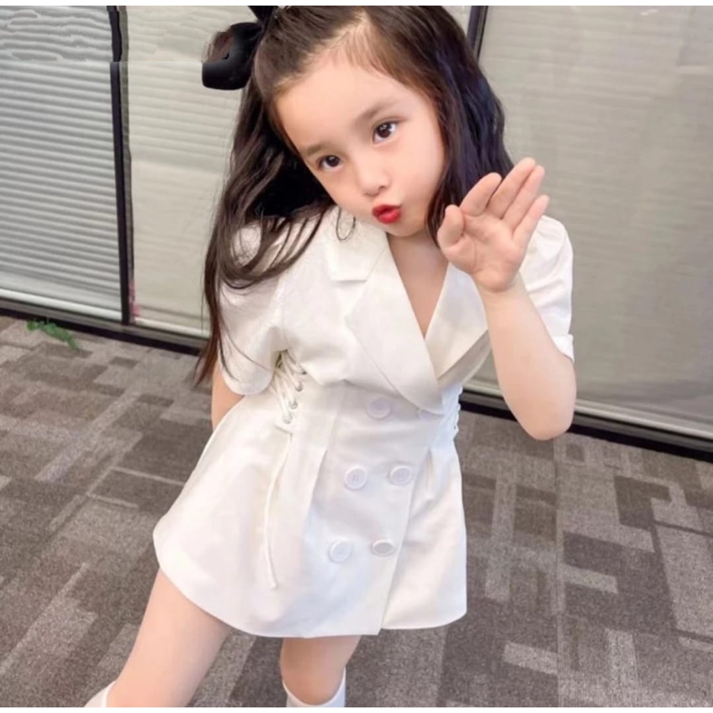 INV - DRESS ANAK KOREA LITTLE NUNA / DRESS KIDS/ TERBARU / UMUR 3- 5 TAHUN/ KOREAN