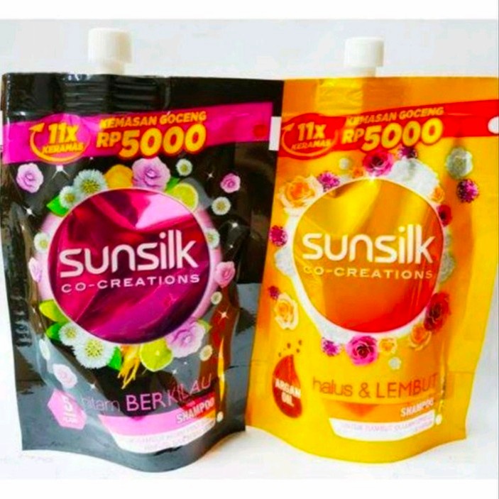 SL55 - Shampoo Sunslik Pouch 55ml Kemasan Travel Ekonomis