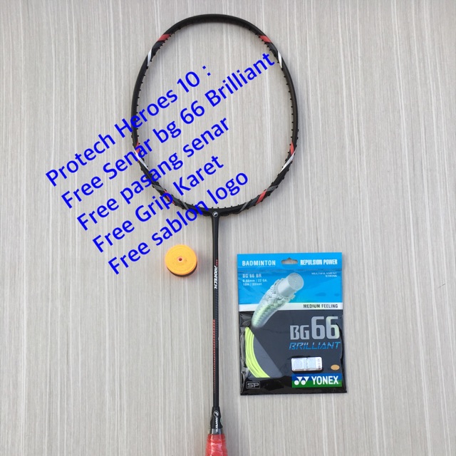 Raket Badminton Protech Heroes Original