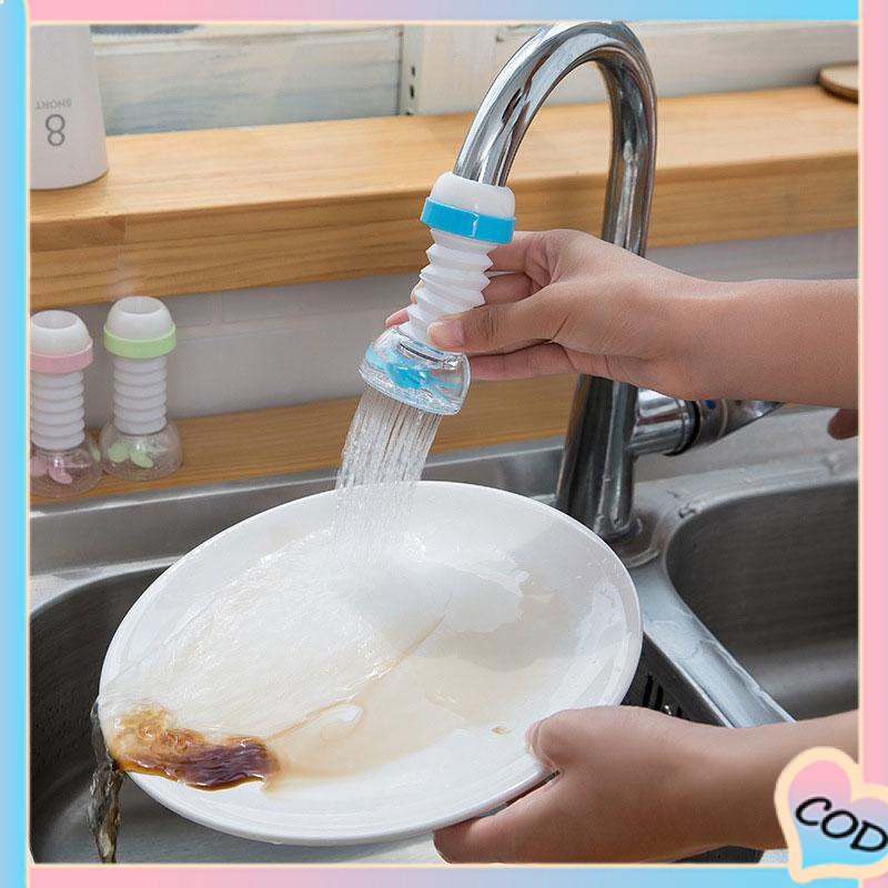 COD❤️ Faucet splash-proof head extended extension aerator kitchen rotatable filter nozzle-A.one