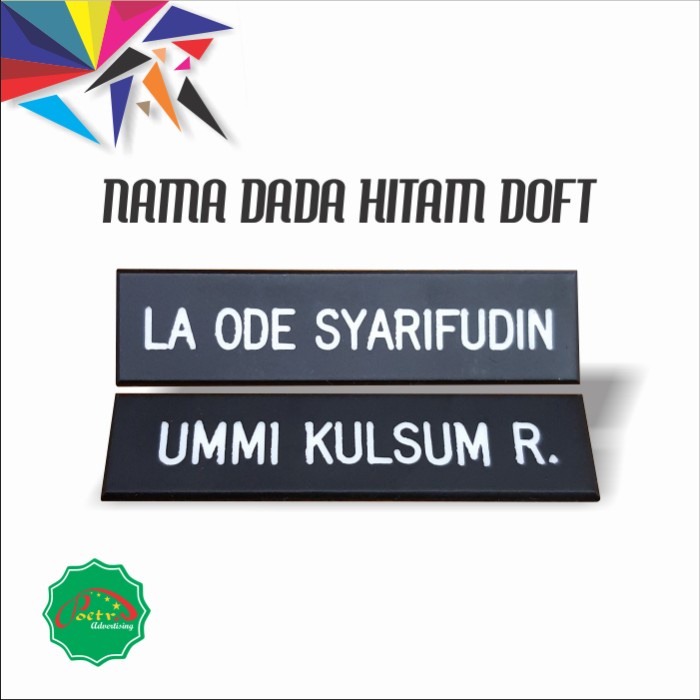 

Menakjubkan Papan Nama Dada Doft Papan Nama Grafir Gilaa!!!