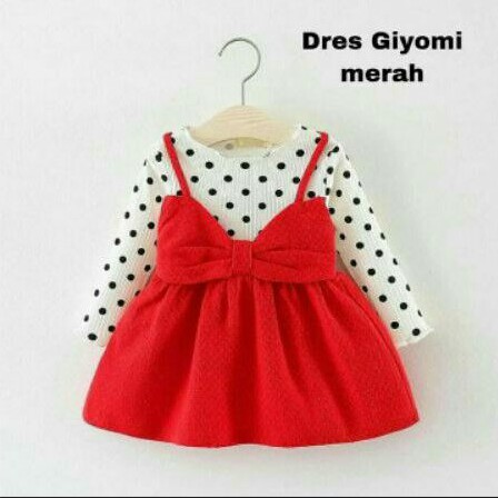 Dres giyomi baju anak perempuan fashion anak dres anak