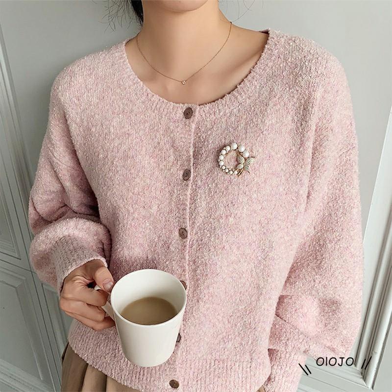【COD】Mutiara Kupu-Kupu Bros High-End Perempuan Indah Kecil Harum Korsase Pin Aksesoris Berkelas Anti-Silau Gesper