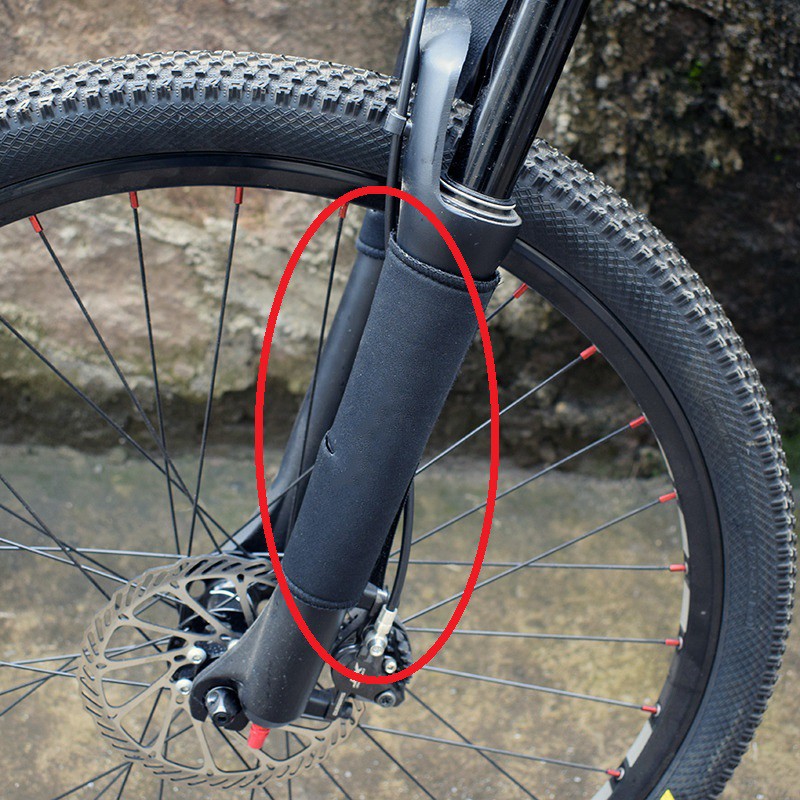Pelindung Per Suspensi Sepeda 2 Pcs Protective Pad Frame Wrap Cover Bike Bungkus Per Sepeda