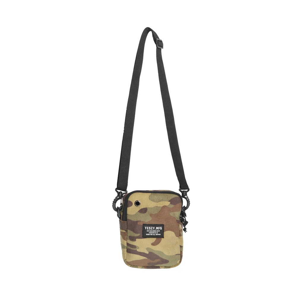 YESZY.MFG Packer Corduroy Shoulder Bag Camo