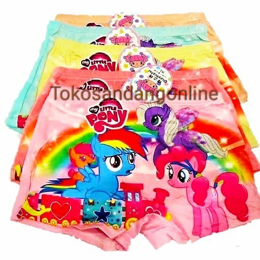 CD SHORT BOXER ANAK  PEREMPUAN MOTIF FROZEN  LOVE LITTLE 