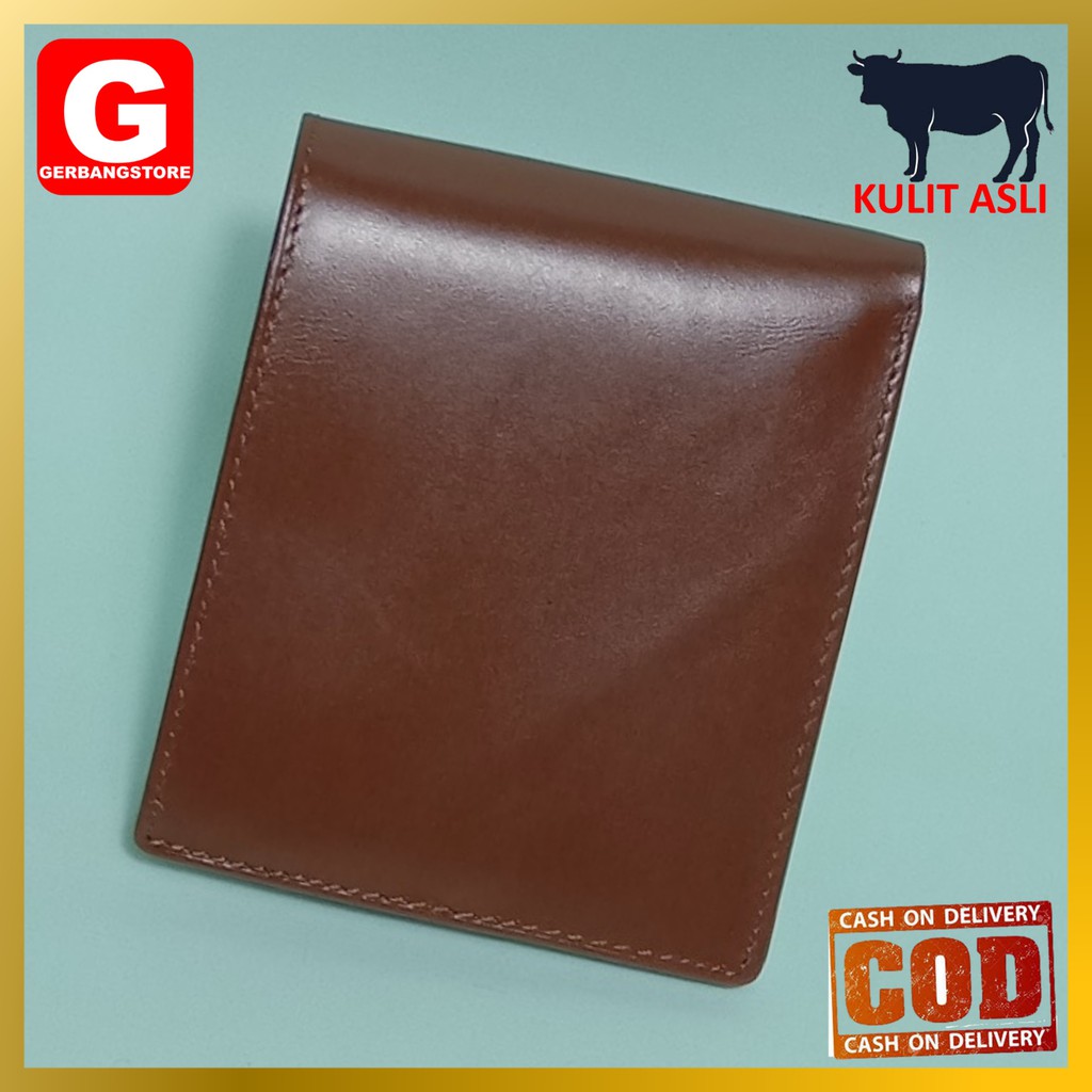 Dompet Pria Kulit Asli Sapi Kartu Banyak Jenis Kulit Pull Up Model Lipat [LKJ Pull Up]