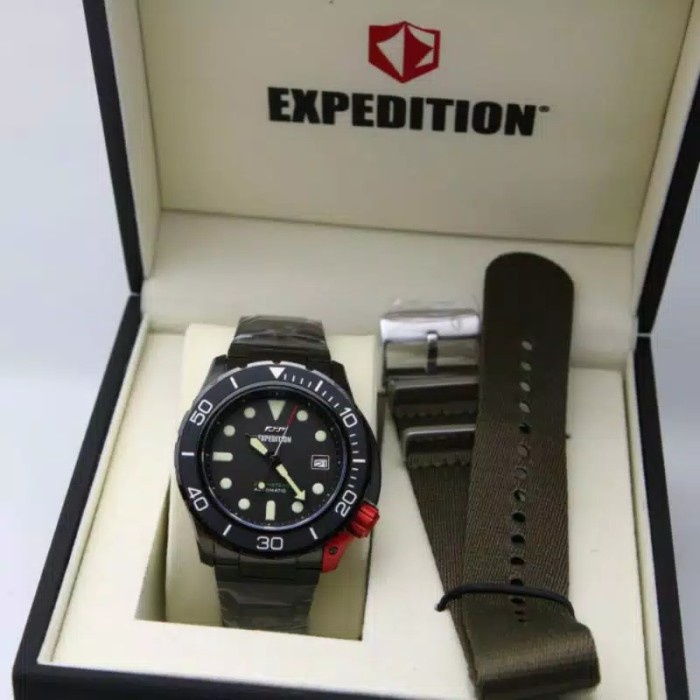 Jam tangan pria Expedition EXP E 6809 E6809 black Original