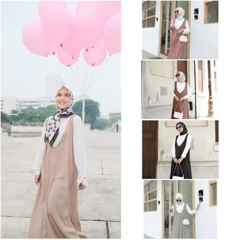 OVERALL DRESS VANILLA HIJAB 12.12