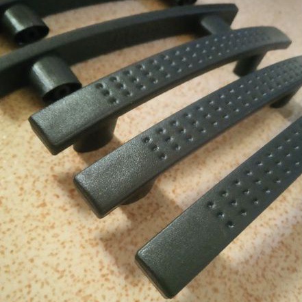 COD Paket hemat 1lsn isi 12pcs Gagang lemari plastik Handle laci plastik Tarikan lemari plastik bint