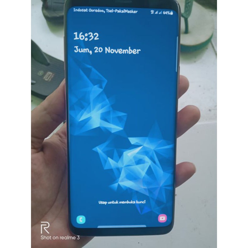 samsung s9 plus 6/64 gb dual sim second batangan