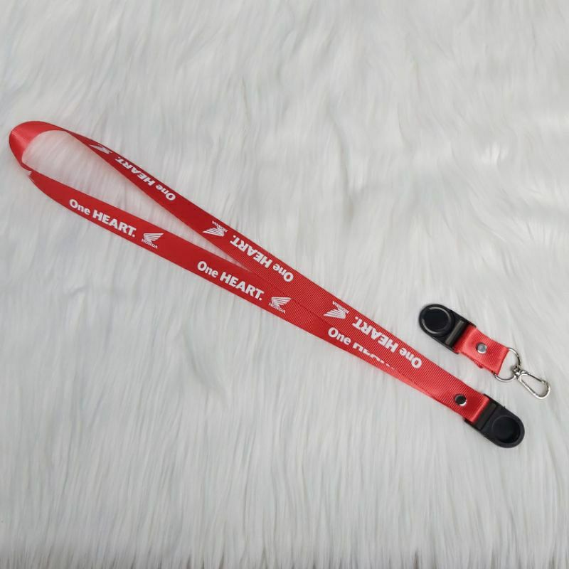 

lanyard HONDA ONE HEART gantungan kunci DISTRO / tali lanyard gantungan leher id card name tag kartu nama