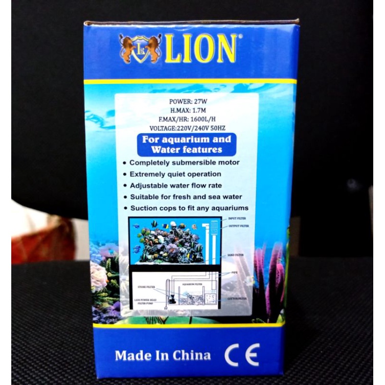 PROMO MURAH POMPA KOLAM AQUARIUM LION L 103