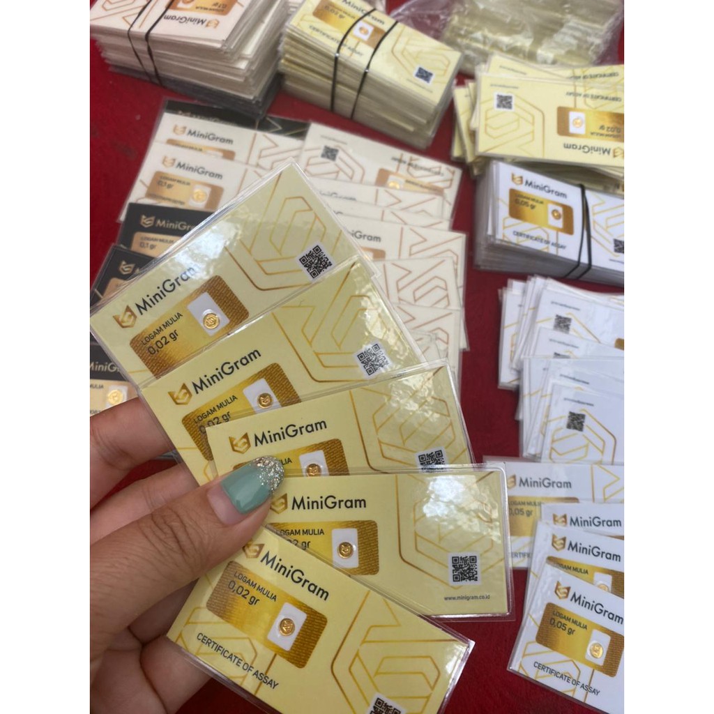 EMAS MINIGRAM TERMURAH 0.02gr