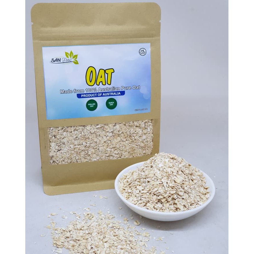 

Sanfood OAT import Australia- baby Oat- Gandum MPASI 250 gr Quick Oat