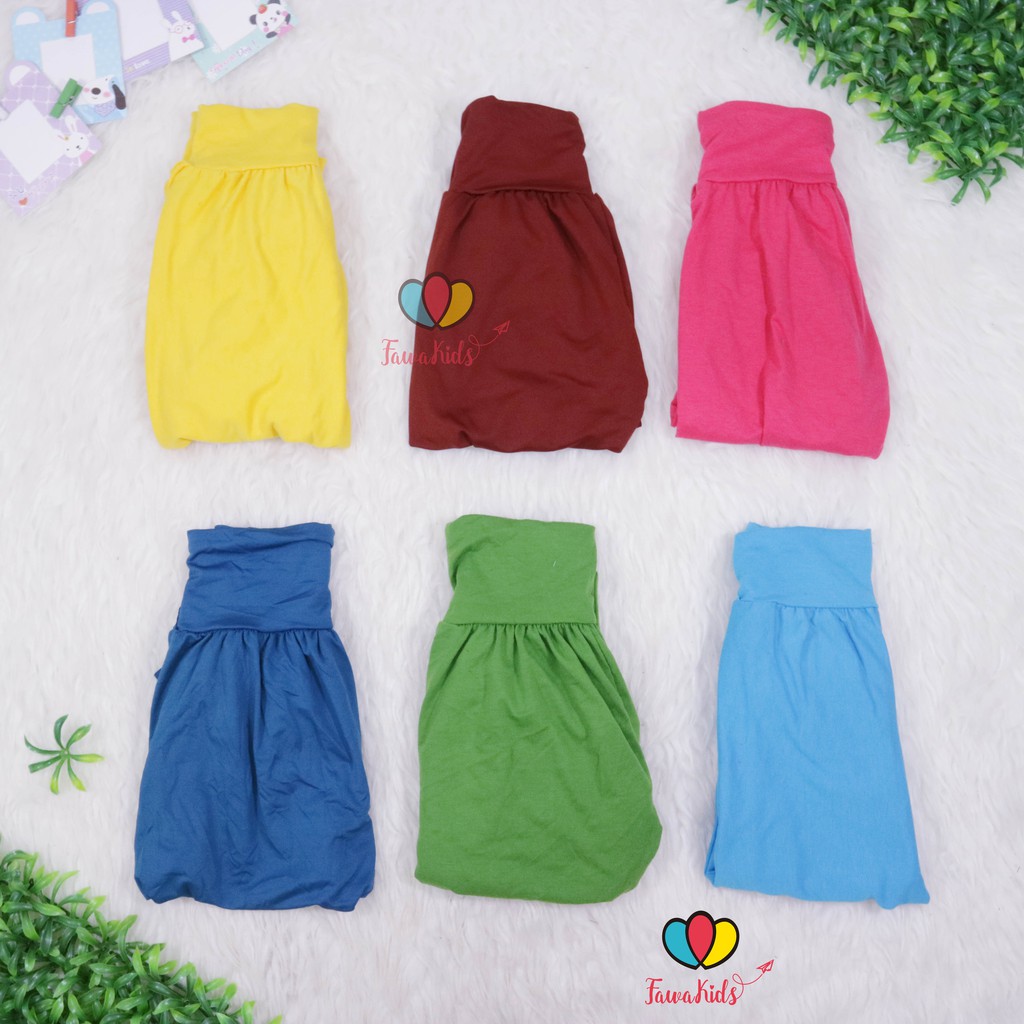 Aladin Polos uk. 7-12 Tahun / Celana Anak Perempuan Tanggung Pants Harian Panjang Polos Adem Murah