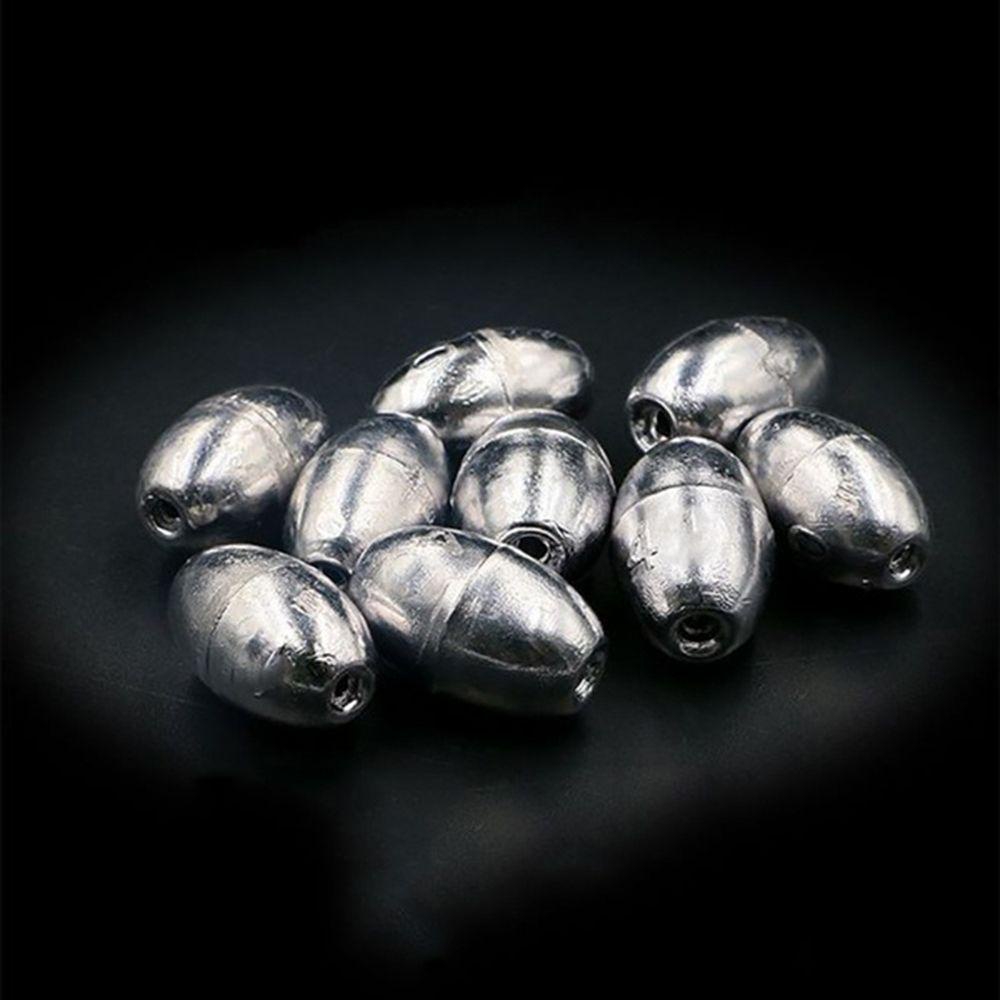 Manik-manik Pancing Agustina 50PCS Olive Weight Split Shot Tenggelam Umpan Angling Gear