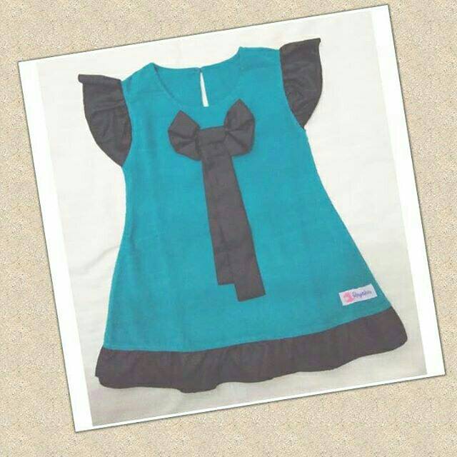 Baju dress anak tosca