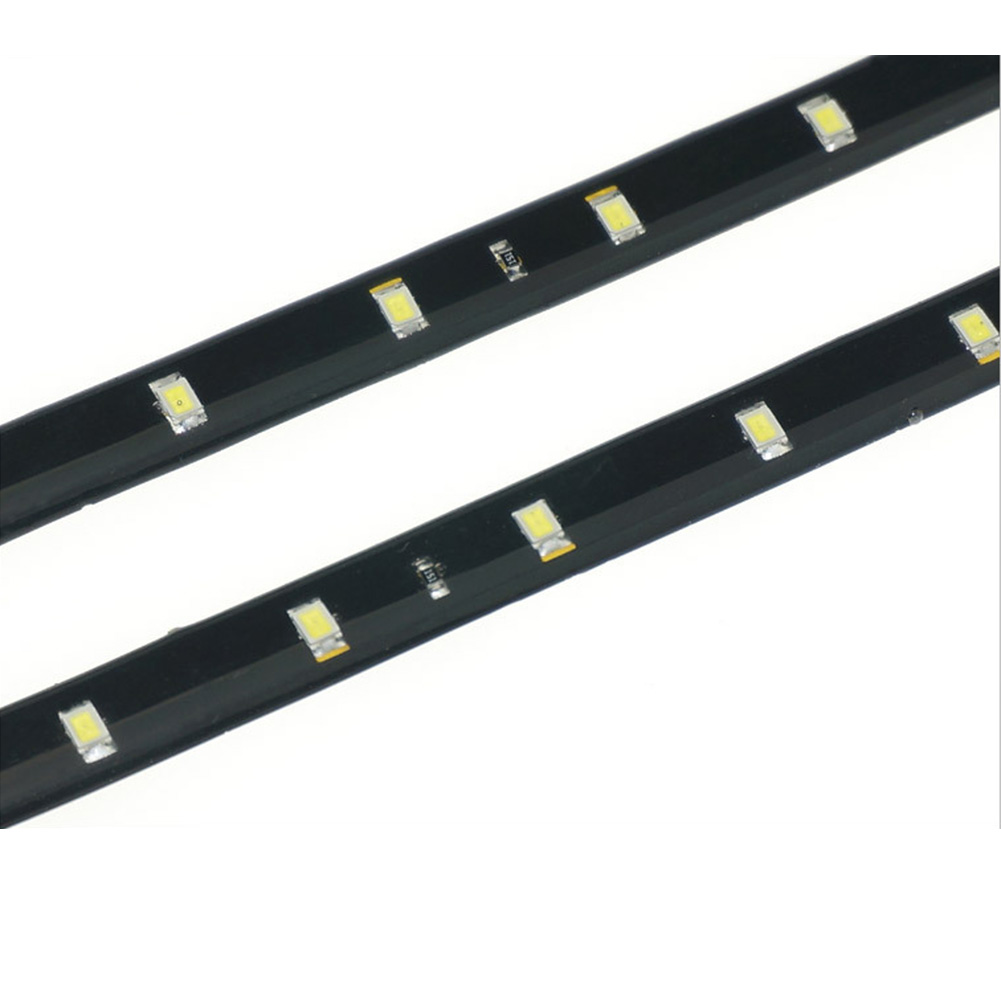 [READY STOCK] Lampu Strip 15-LED 30cm Fleksibel Anti Air untuk Mobil / Motor