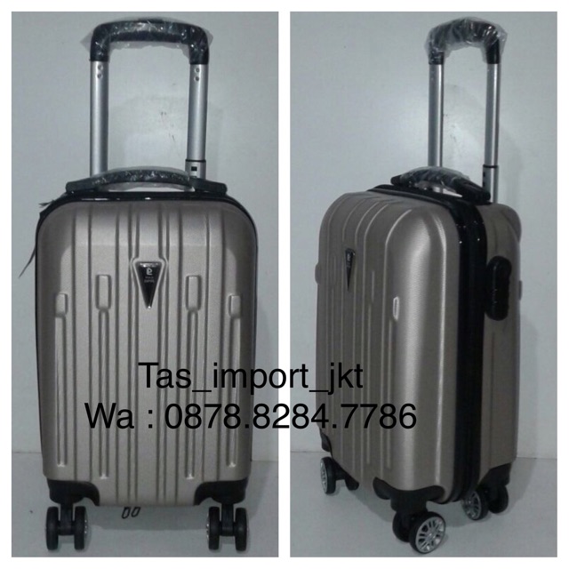 Koper Fiber 16 Inch Polo empire Hardcase/ Bahan ABS anti pecah original - Koper kabin size