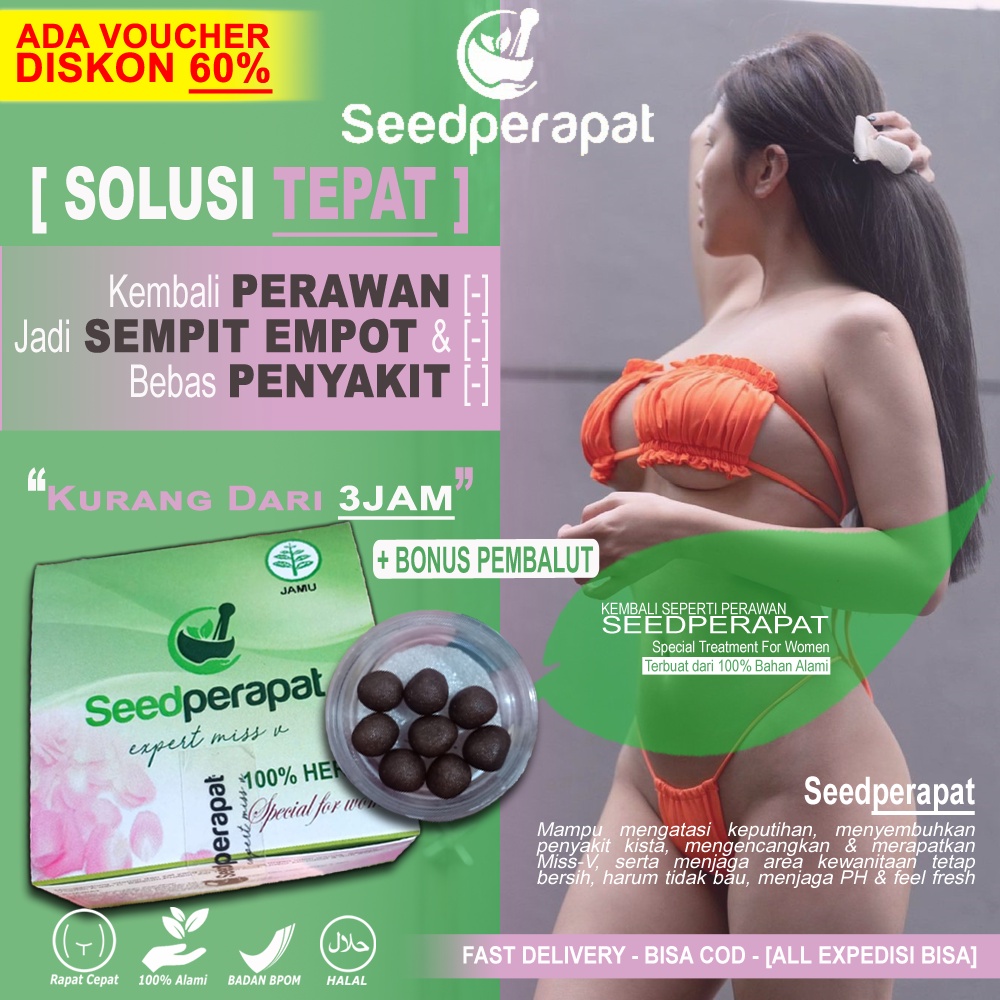 SEED PERAPAT Pil Perapat Miss V Obat Perapat Vagina Kewanitaan Penyempit Vagina Jamu Perapat Memek