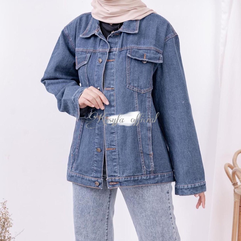 JAKET JEANS OVERSIZE PREMIUM