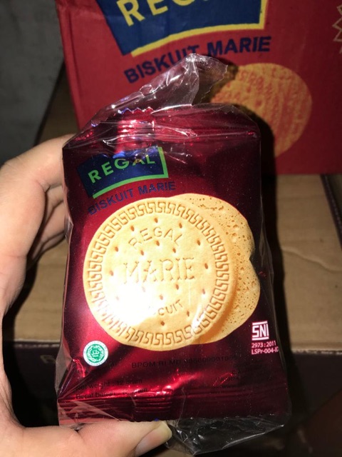 Regal Biskuit Marie renceng 12gr x 10 pcs. 12 gram