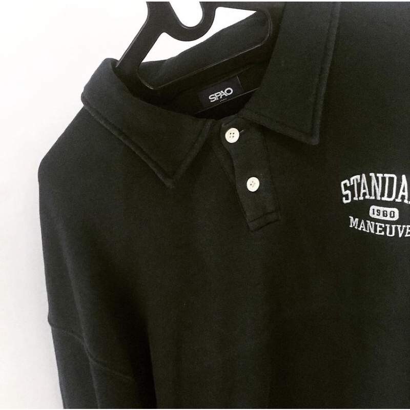 SPAO RUGBY SHIRT ARMY GREEN SECOND THRIFT