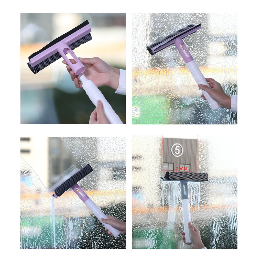 Alat Pembersih Kaca Jendela/Spray Window 3in 1/Mob Wiper Magic Spray