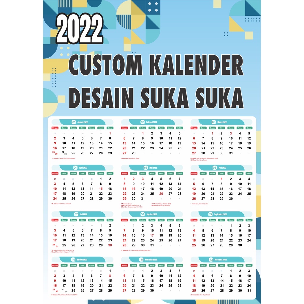 

Kalender Custom A3