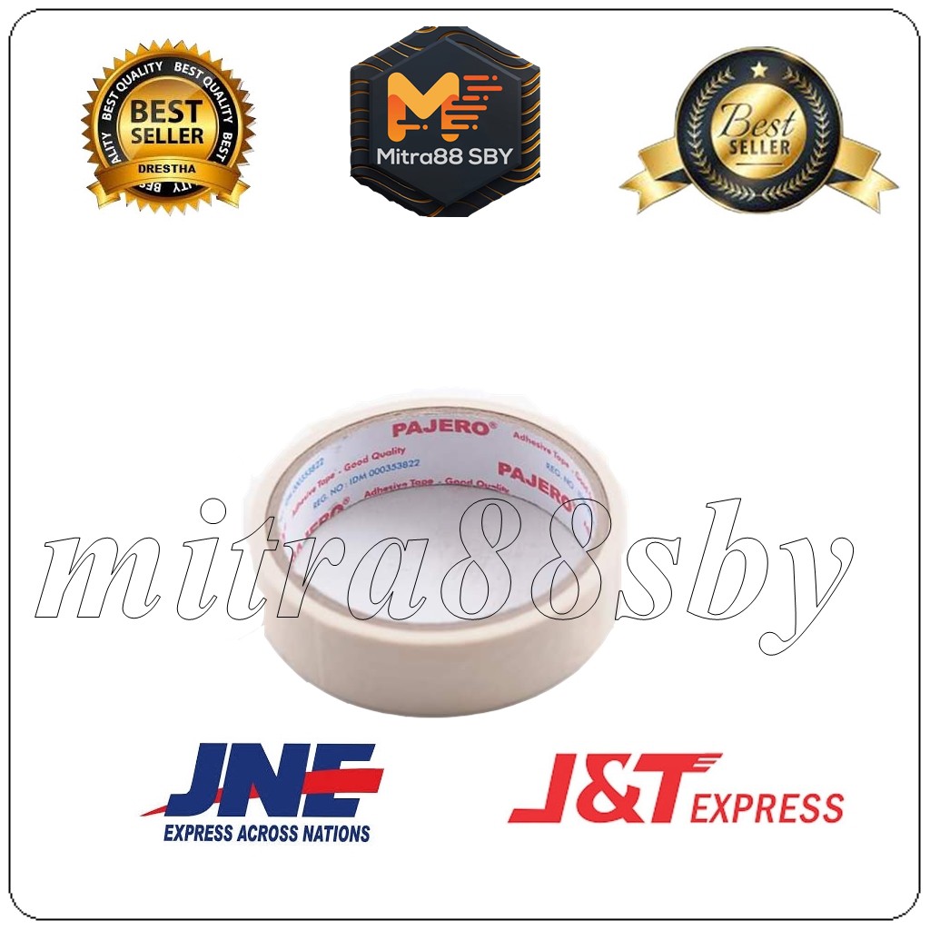 Mitra88sby isolasi masking tape ( isolasi kertas ) 15mm 24mm 48mm