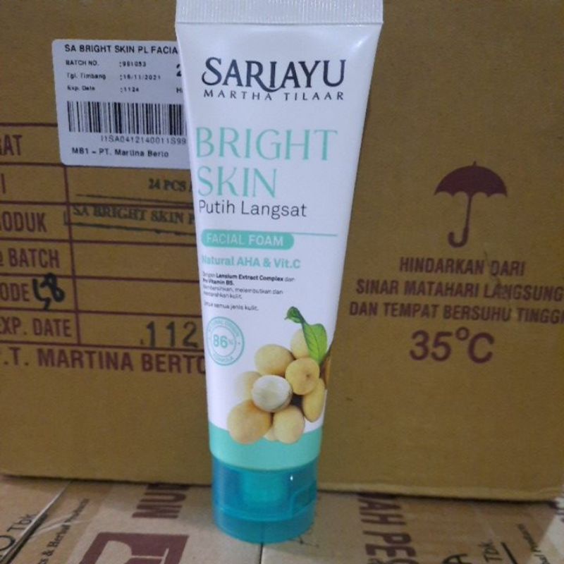 Sari ayu Putih langsat facial foam 75ml