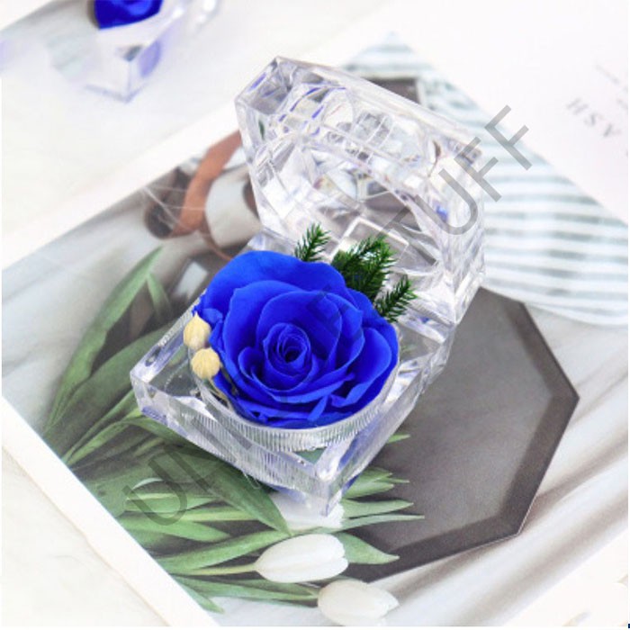 Everlasting flower box preserved flower everlasting rose bunga abadi