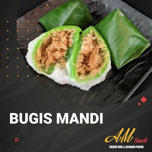 

Kue Bugis Mandi Kelapa