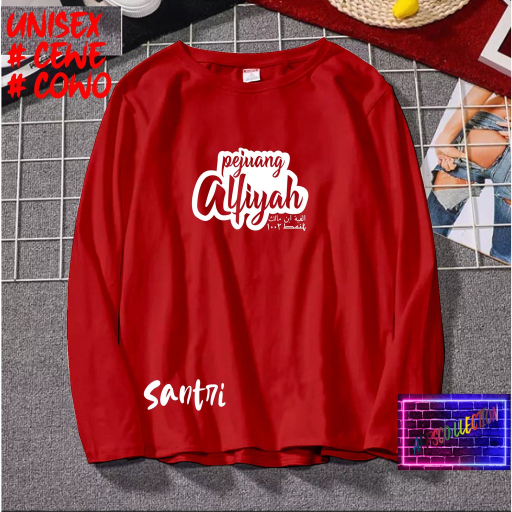 COD/ KAOS PEJUANG ALFIYAH /KAOS KATA KATA/KAOS TULISAN/KAOS HITS/KAOS KEKINIAN/SANTRIWATI/SANTRI/KAOS KATA KATA/KAOS HITS 2021/KAOS VIRAL 2021/KAOS BERGAMBAR /KAOS TULISAN/KAOS EKSPRESI/KAOS PRIA /TSHIRT PRIA DAN WANITA /