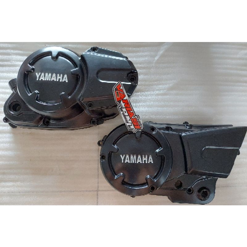 Bak Mesin Kopling Kanan Kiri 1 Set Hitam RX King 2007 2008 2009 Hitam Lis Putih