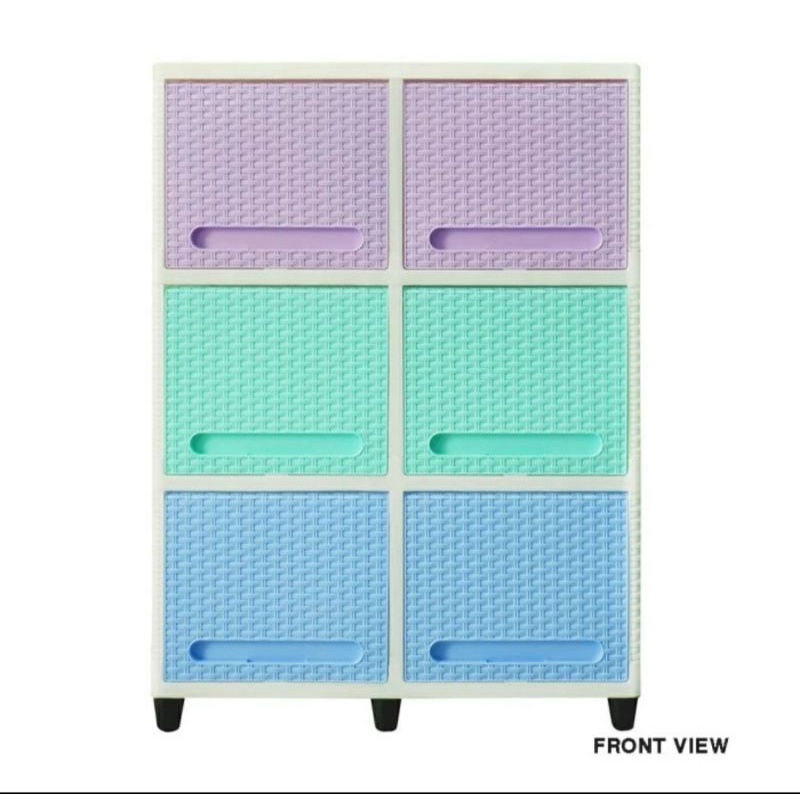 Lemari Plastik Club Flip Doubble 3