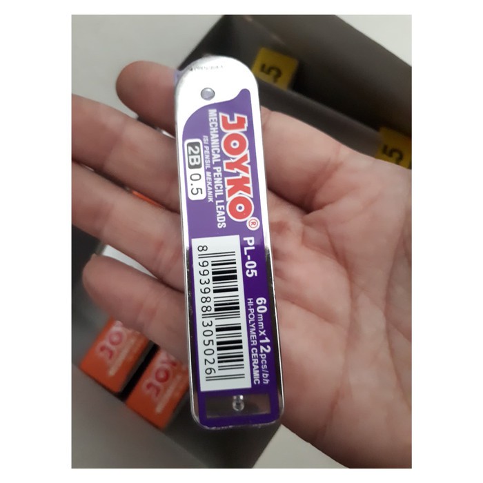 

Isi Pensil Mekanik JOYKO 0.5mm 2B PL-05 tube/Refill Pencil Mekanik 2B/Pencil Lead PL05 JOYKO